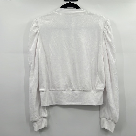🆕Generation Love Bomber Jacket Blair Bright White Velour
Lined With Pockets - Picture 8 of 14